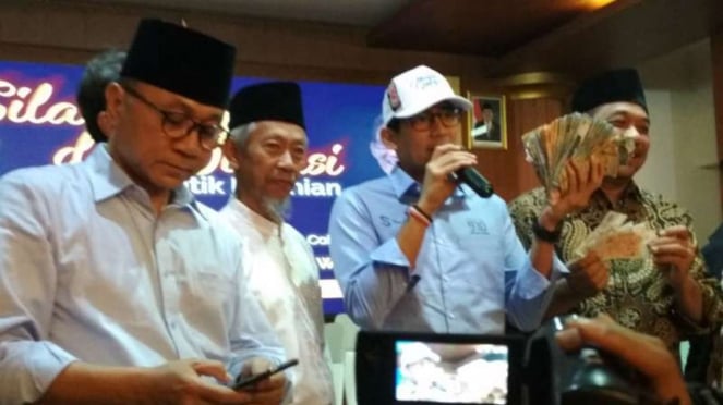 Sandiaga Safari di Jatim, Bicara Politik Telletubies dan Disawer Dolar