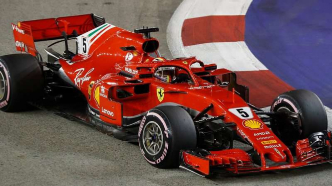 Pembalap Tim Ferrari, Sebastian Vettel