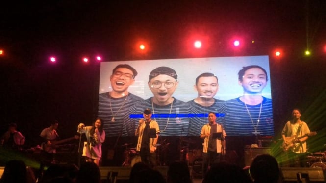 Band Lalahuta konser di Livespace, SCBD, Sabtu, 29 September 2018