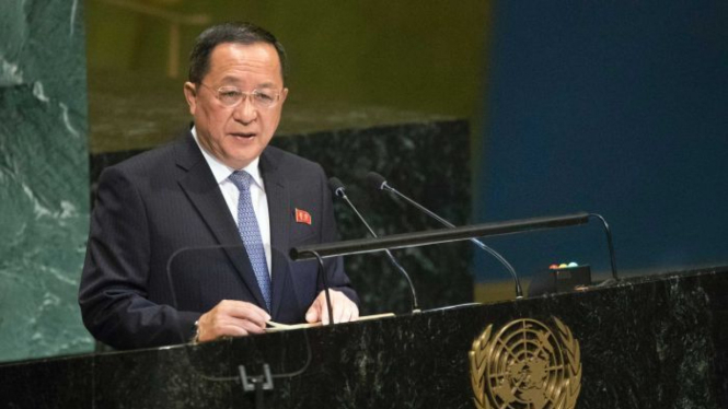 Menteri Luar Negeri Korea Utara Ri Yong Ho dalam sidang umum PBB mengatakan meningkat ketidakpercayaan Korea Utara terhadap AS.