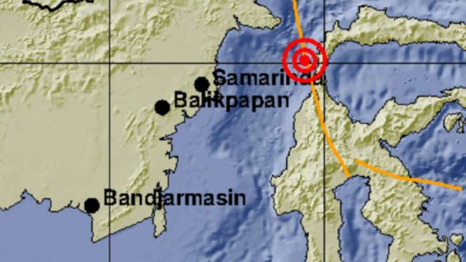 Gempa 5,5 skala richter guncang Sulawesi.