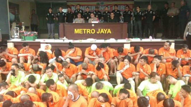 Ratusan pelaku narkoba ditangkap polisi dalam Operasi Nila Jaya