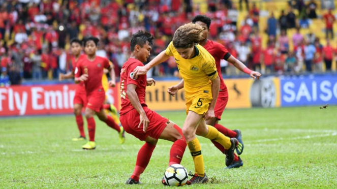 Pertandingan Timnas Indonesia U-16 vs Australia