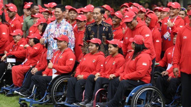 Pelepasan Kontingen Indonesia untuk Asian Para Games