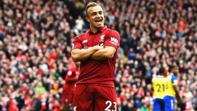 Gelandang Liverpool, Xherdan Shaqiri