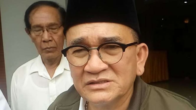 Mantan politikus Partai Demokrat Ruhut Sitompul saat ditemui di Depok, Jawa Barat, pada Rabu, 3 Oktober 2018.