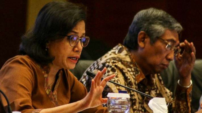 Menteri Keuangan Sri Mulyani Indrawati dan Wakil Menteri Keuangan Mardiasmo