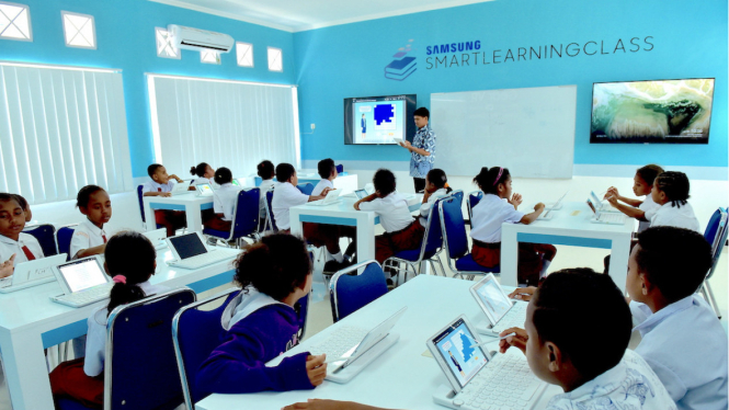 Samsung Smart Learning Class (SSLC) di Biak, Papua