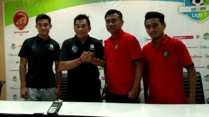 Konfrensi pers jelang Sriwijay FC vs Bali United