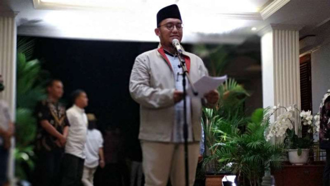 Koordinator Juru Bicara Badan Pemenangan Nasional Prabowo-Sandiaga, Dahnil Azhar Simanjuntak.