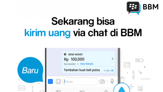 Fitur kirim uang di BBM