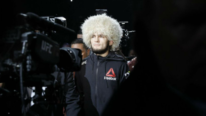 Juara kelas ringan UFC, Khabib Nurmagomedov.