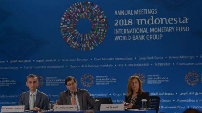 Suasana Pertemuan Tahunan IMF dan Bank Dunia 2018 di Bali