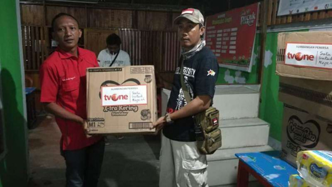 Yayasan Satu Untuk Negeri tvOne beri bantuan ke korban gempa dan tsunami Sulteng