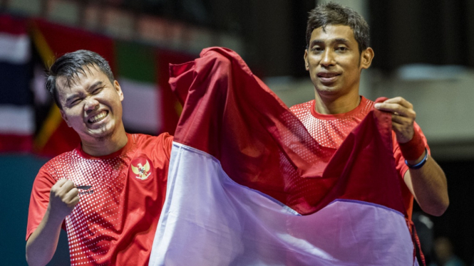 MEDALI EMAS TENIS MEJA ASIAN PARA GAMES