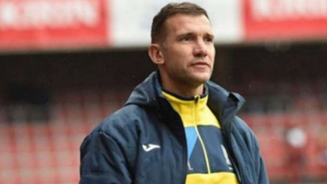 Pelatih Ukraina, Andriy Shevchenko.