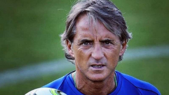 Pelatih Italia, Roberto Mancini.