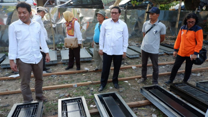 Kemenko PMK Cek Langsung Progres Pembangunan Rumah Pasca Gempa NTB