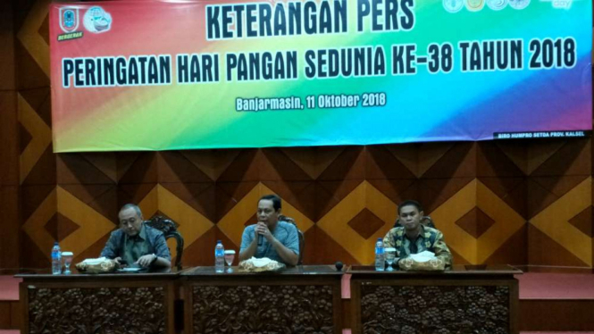 Hari Pangan Sedunia ke-38 akan dirayakan di Kalimantan Selatan.