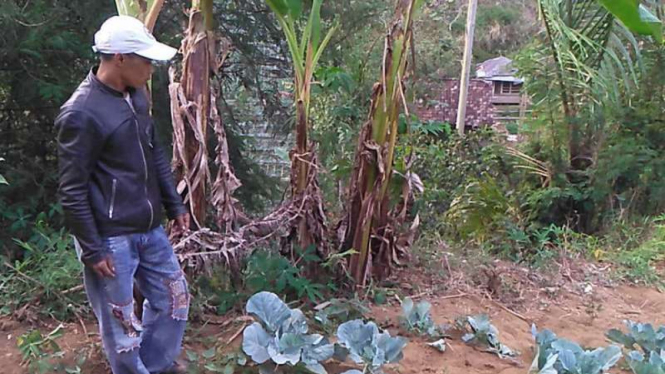 Lokasi keributan dua warga di Kampung Citongeret, Garut, Jawa Barat