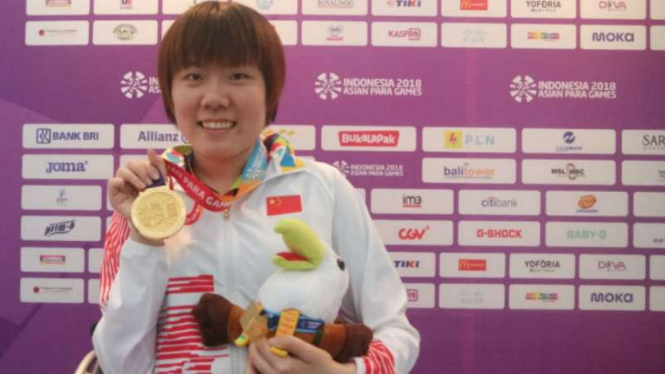 Lin Ximei, atlet boccia China yang kalahkan raksasa boccia dunia.