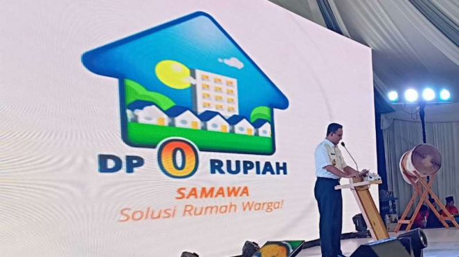 Gubernur DKI Anies Baswedan meluncurkan program rumah DP Nol Rupiah