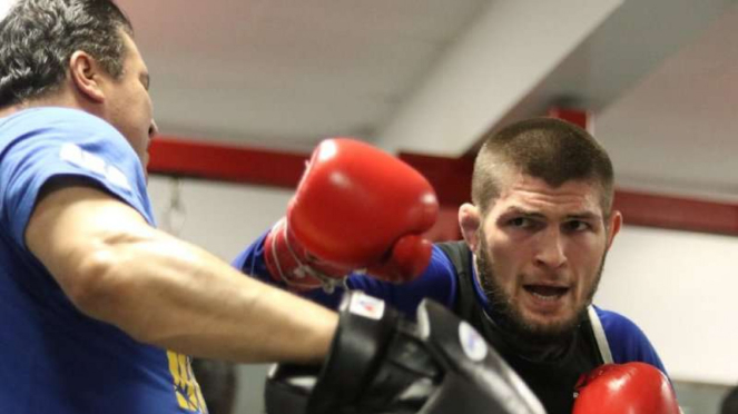 Juara dunia Ultimate Fighting Championship (UFC), Khabib Nurmagomedov