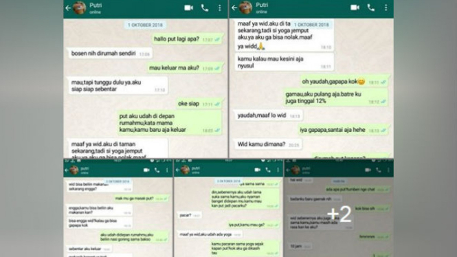 Screenshot percakapan di WhatsApp.