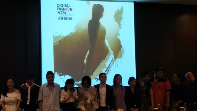 Konferensi pers Digital Fashion Week Jakarta 2018
