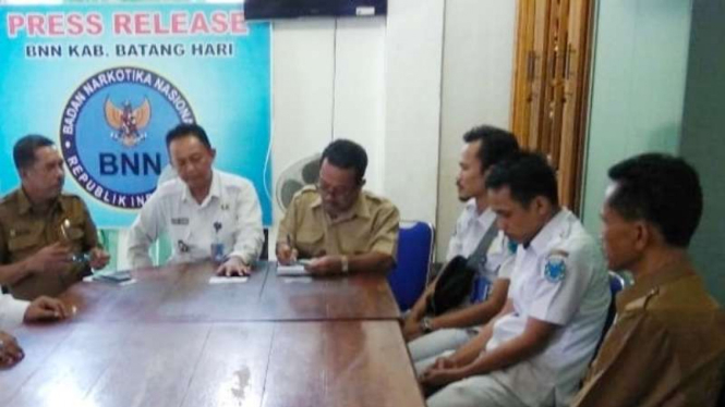 Lima pegawai pemerintahan kabupaten Batanghari, Jambi positif narkoba