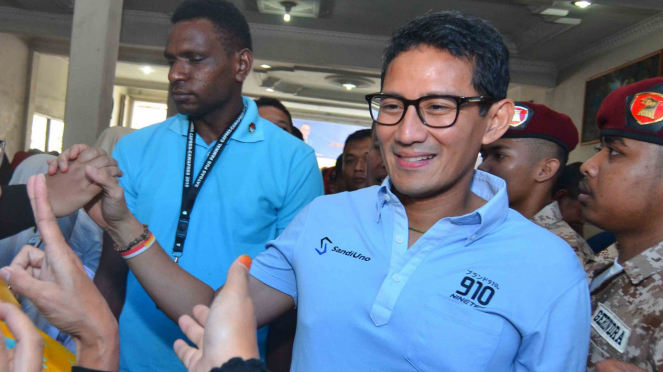 Calon Wakil Presiden nomor urut 02, Sandiaga Uno