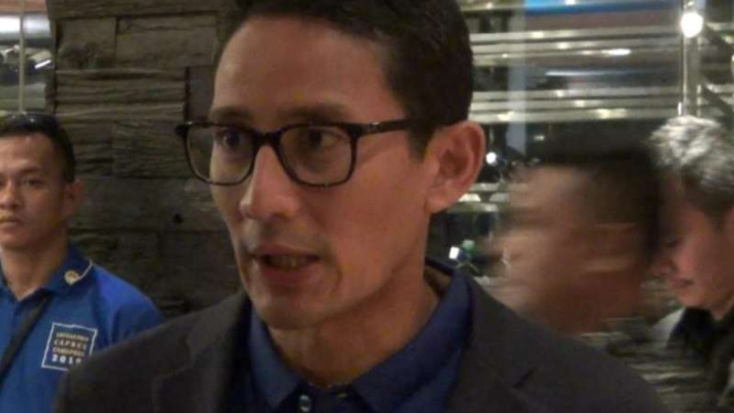 Calon wakil presiden nomor urut 02 Sandiaga Uno