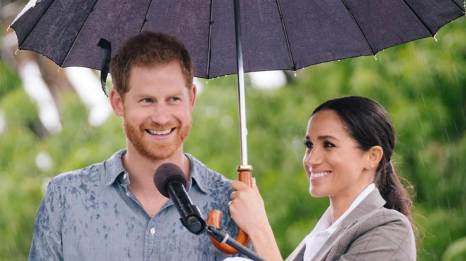 Pangeran Harry dan Meghan Markle.