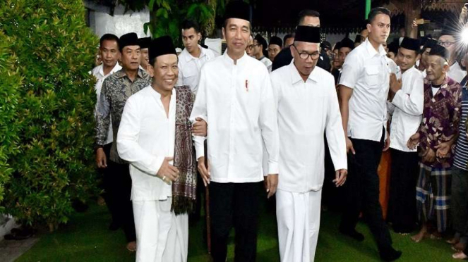 Presiden Jokowi di Pondok Pesantren Girikusumo, Mranggen Demak