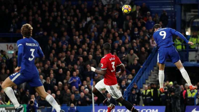 Pertandingan Chelsea kontra Manchester United di ajang Premier League