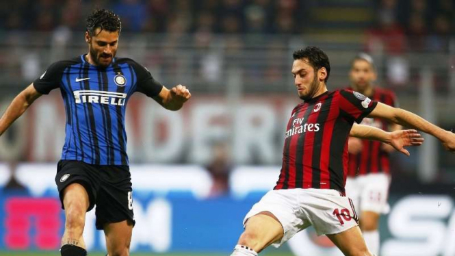 Pertandingan Inter Milan kontra AC Milan di ajang Serie A