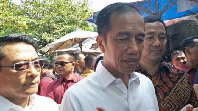 Calon Presiden 2019 yang juga Presiden ke-7 RI Joko Widodo