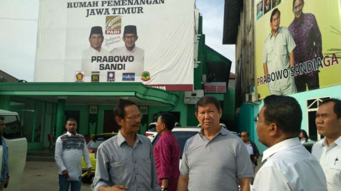 Hasjim Sujono Djojohadikusumo di Rumah Pemenangan Prabowo-Sandi 