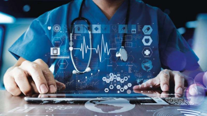Ilustrasi Telemedicine.