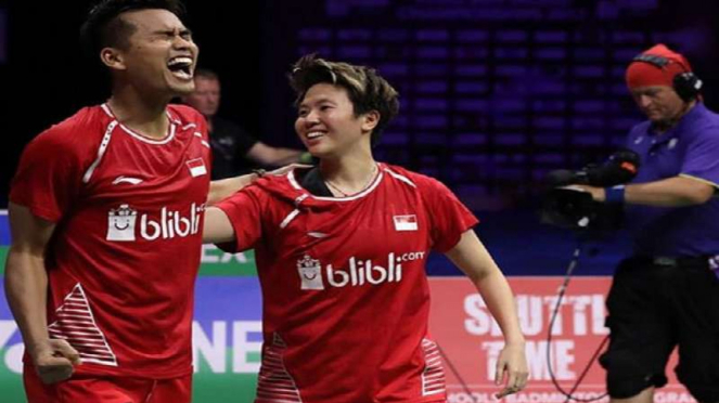 Tantowi Ahmad dan Liliyana Natsir.