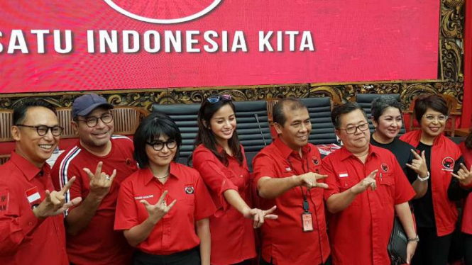 Ketua DPP PDI Perjuangan, Sukur Nababan di Jakarta, Selasa, 23 Oktober 2018.