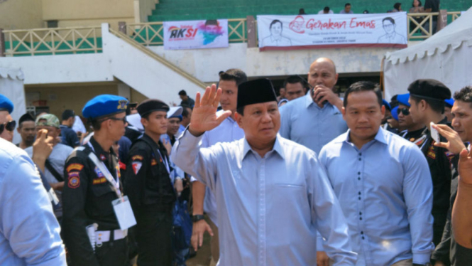 Calon Presiden nomor urut 02 Prabowo Subianto