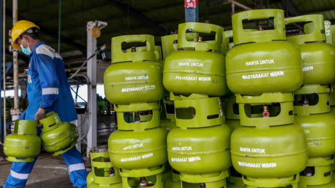 Ilustrasi pengusaha Aceh gagal pembelian LPG lantaran BSI bermasalah
