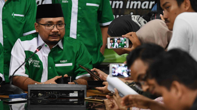 Ketua Umum PP GP Ansor, Yaqut Cholil Qoumas