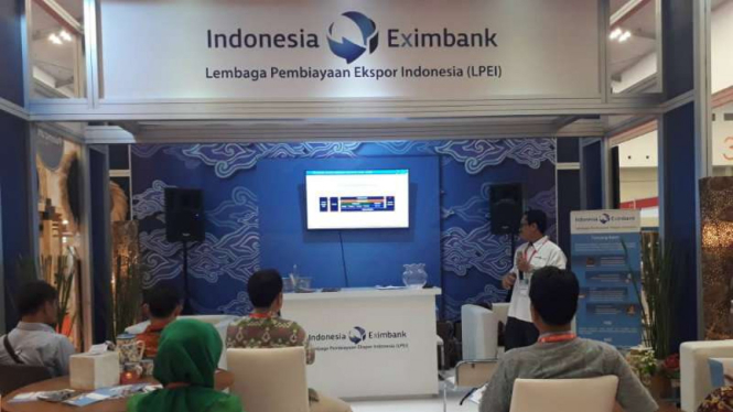 Lembaga Pembiayaan Ekspor Indonesia di TEI 2018.