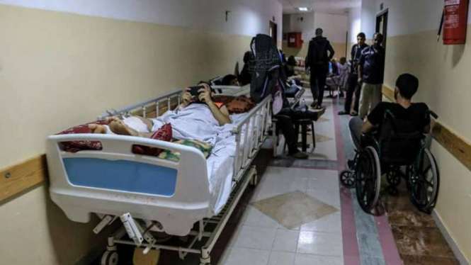Sejumlah Pasien di RS Indonesia di Gaza dievakuasi.
