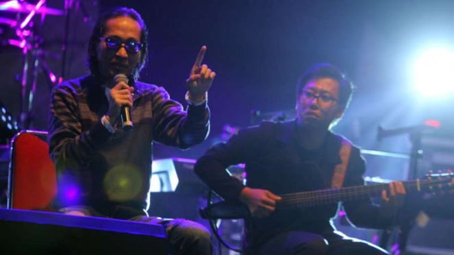 Penampilan Dian Pramana Poetra di Samosir Jazz Season 2018