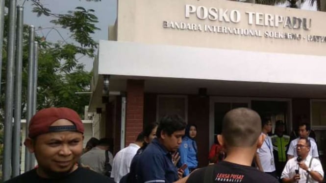 Posko Terpadu di Bandara Soekarno Hatta