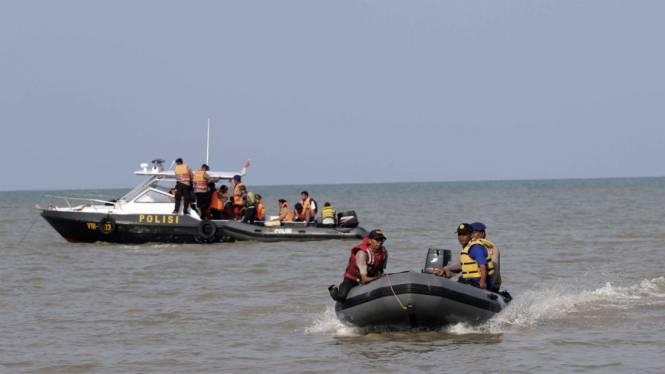 Pencarian  di Lokasi Jatuhnya Pesawat Lion Air