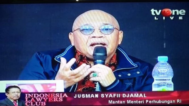 Jusman Syafii Djamal mantan Menteri Perhubungan